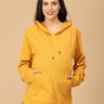 Mellow Yellow Maternity and Nursing Sweatshirt Hoodie - MNSWT - SD - MLYLW - S