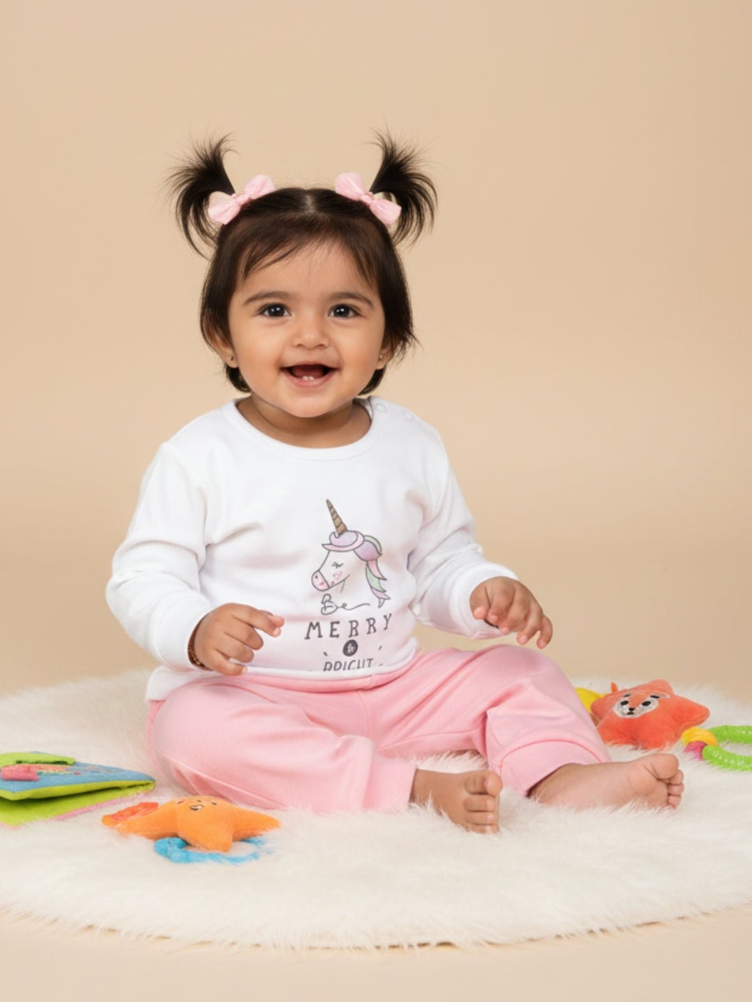 Merry And Bright Infant Set - 0 - 3 Months Infant Casual Set