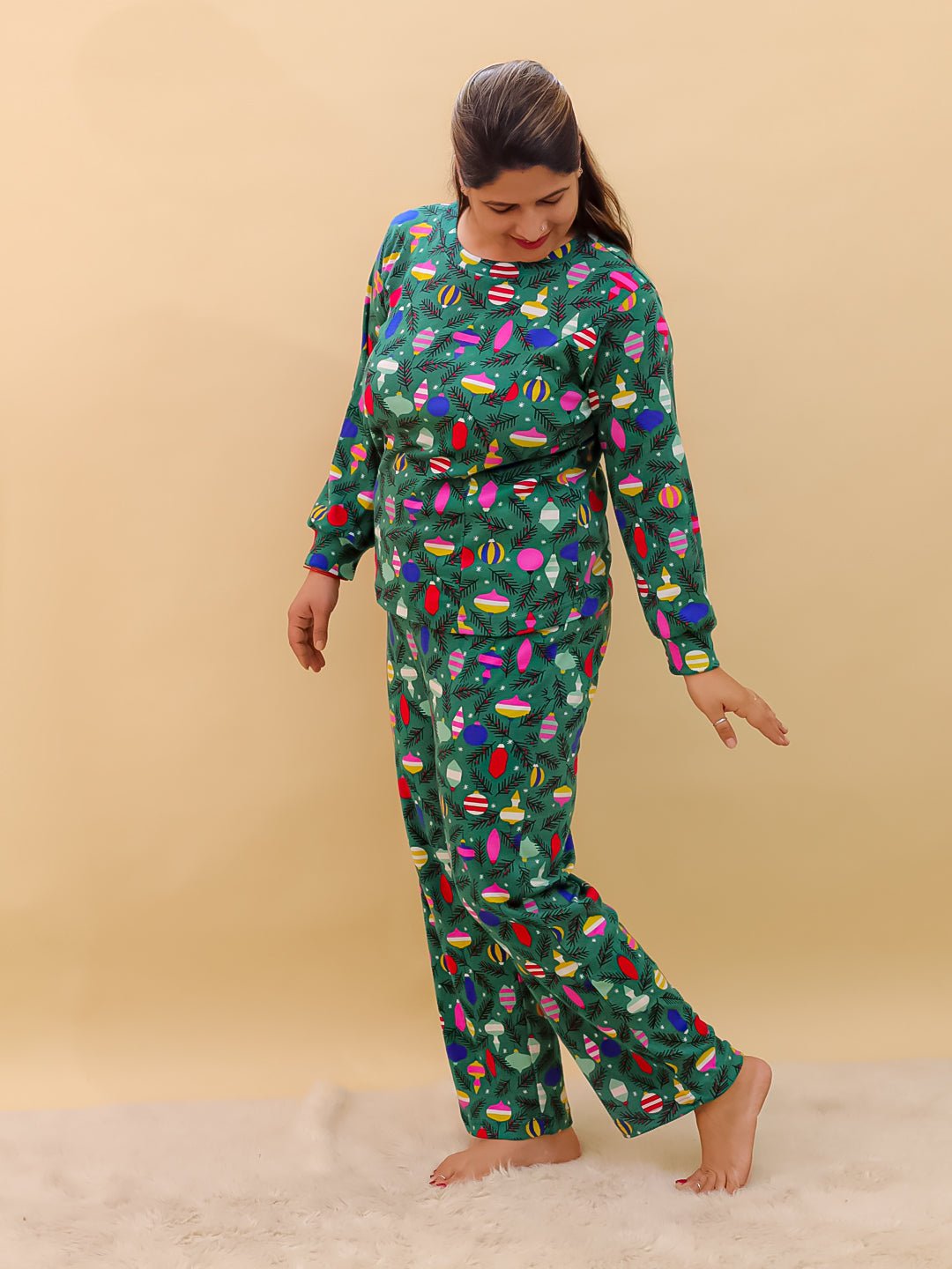 Merry Snuggle Squad Maternity Pajama Set - NW - SD - MRSNG - S