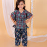 Midnight Blues Girls Kaftan Set - KES-SN-MBK-0-6