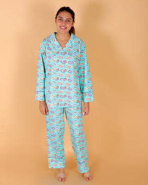 Mighty Fighter Matching Pajama Set For Mom And Baby- Combo of 2 - Twinning Combo