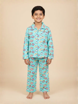 Mighty Fighter Matching Pajama Set For Mom And Baby- Combo of 3 - Twinning Combo