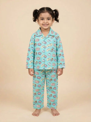 Mighty Fighter Matching Pajama Set For Mom And Baby- Combo of 3 - Twinning Combo