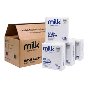 MILK Baby Diaper Yoga Pants, Size XXL - 24 Pcs, 18 To 25 KG, Carton Box - Nappy Diaper Care