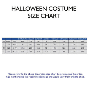Minecraft Gamer costume,Kids Halloween Costume Fancy Dress Up - 4 - 6 Years Halloween
