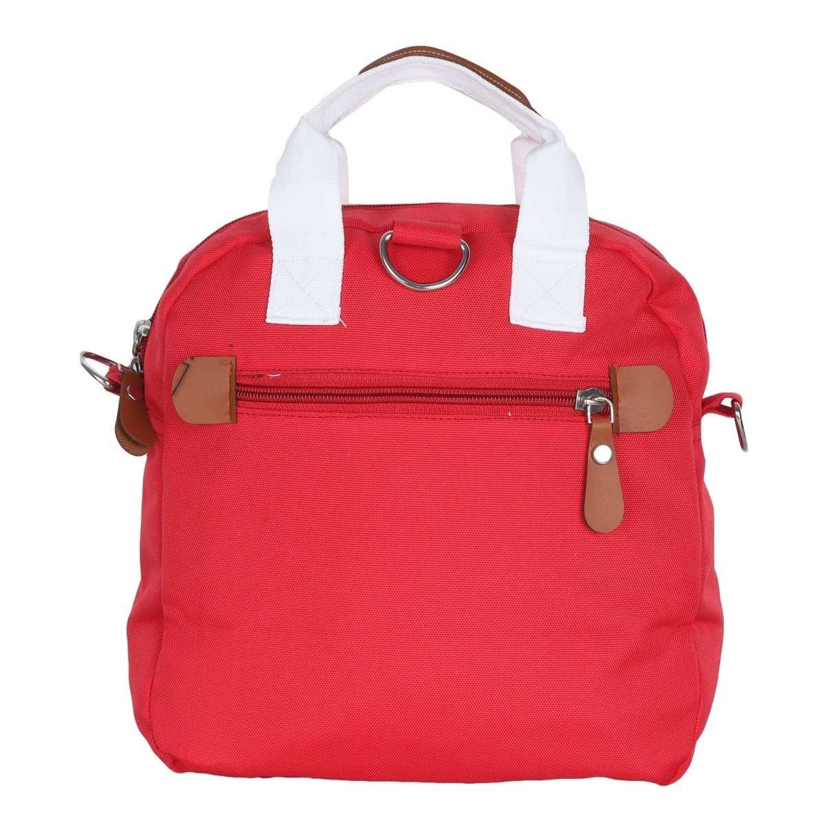 Mini Diaper Bag for Casual Outings- Red Magnolia - DBG-FLWPH