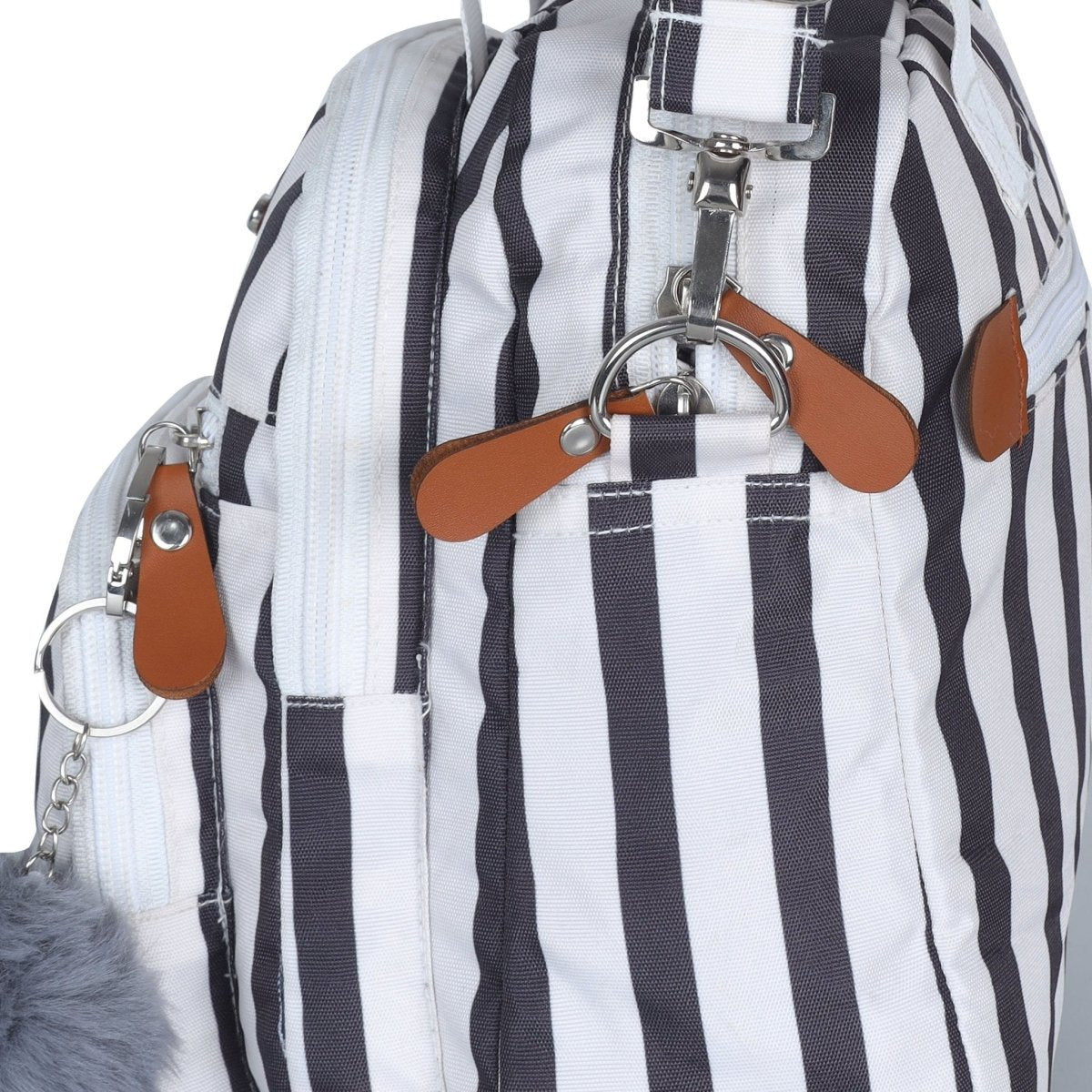 Mini Diaper Bag for Casual Outings- Stripy Sack - DBG-STPSK