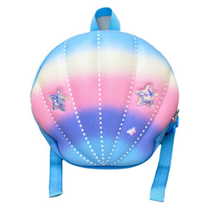 Mini Size Blue Shell Nursey and Early school Backpack for Pre toddlers, 2 years - 5years - Back To School