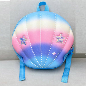 Mini Size Blue Shell Nursey and Early school Backpack for Pre toddlers, 2 years - 5years - Back To School