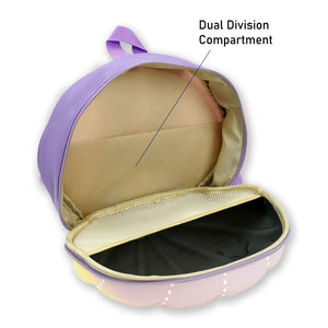 Mini Size Purple Shell Nursey and Early school Backpack for Pre toddlers, 2 years - 5years - Back To School