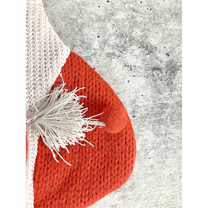 Mini Snowflake Deer Christmas Stocking, 10 inches - XMAS STOCKINGS