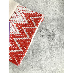 Mini Snowflake Santa Christmas Stocking, 10 inches - XMAS STOCKINGS
