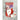 Mini Snowflake Santa Christmas Stocking, 10 inches - XMAS STOCKINGS