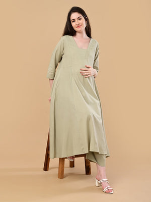 Minimal Muse Maternity and Nursing Co Ord Set - S Maternity Co-ord Set