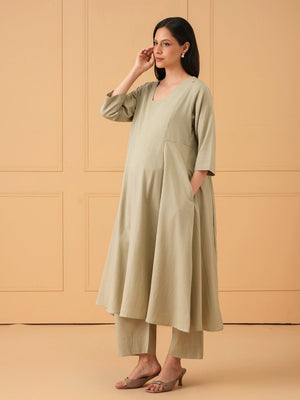 Minimal Muse Maternity and Nursing Co Ord Set - S Maternity Co-ord Set