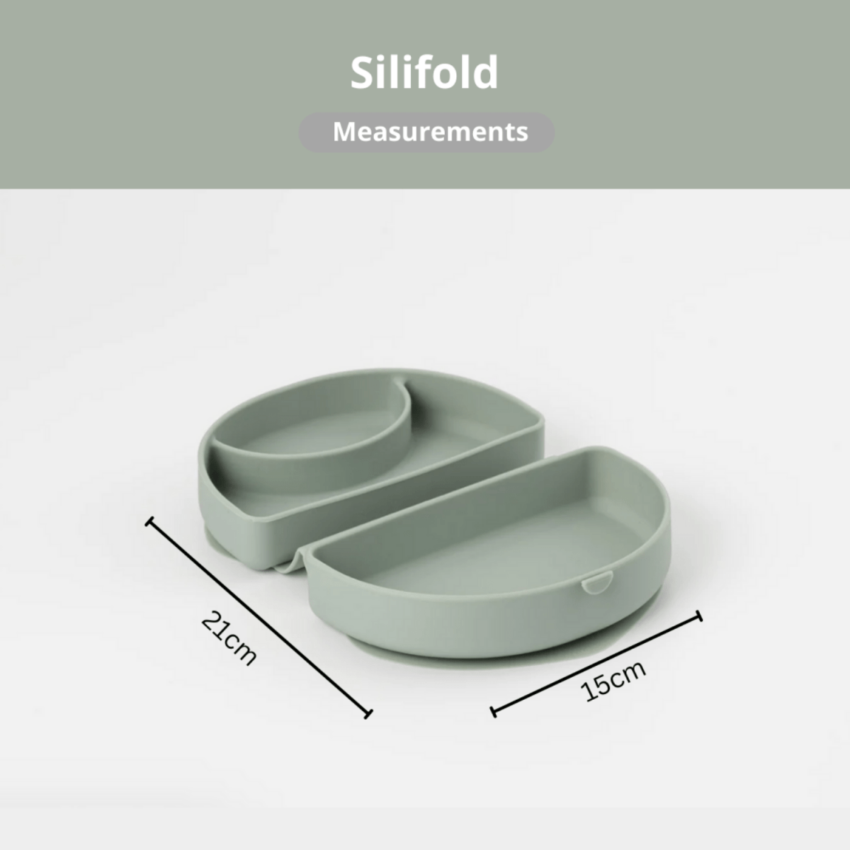 Miniware Silifold Portable Suction Base Plate For Sage Green - SLFSSG
