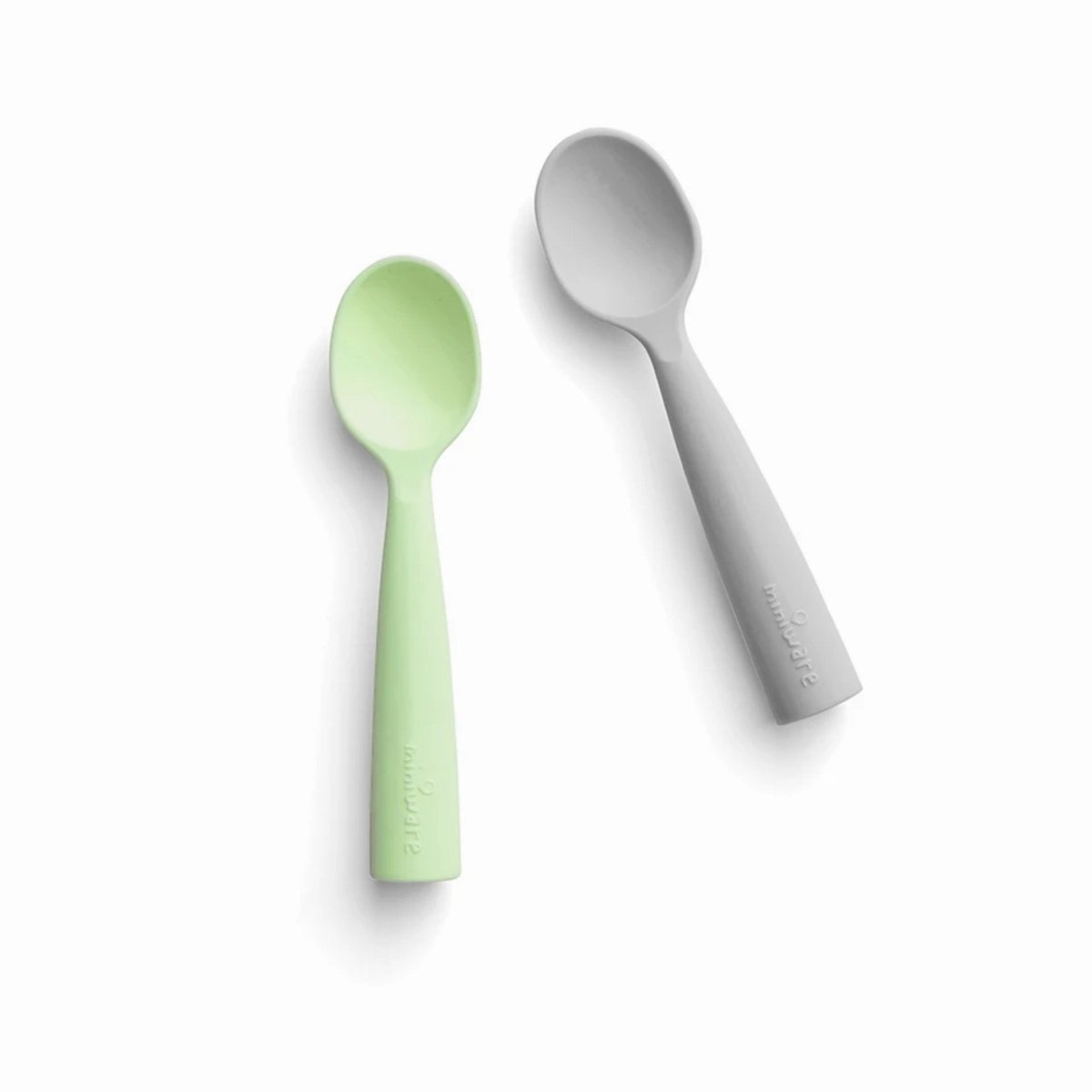 Miniware Training Spoon Set - Grey and Lime - MWTSGK