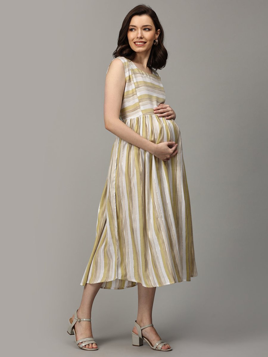 Mint Candy Maternity and Nursing Shacket Dress