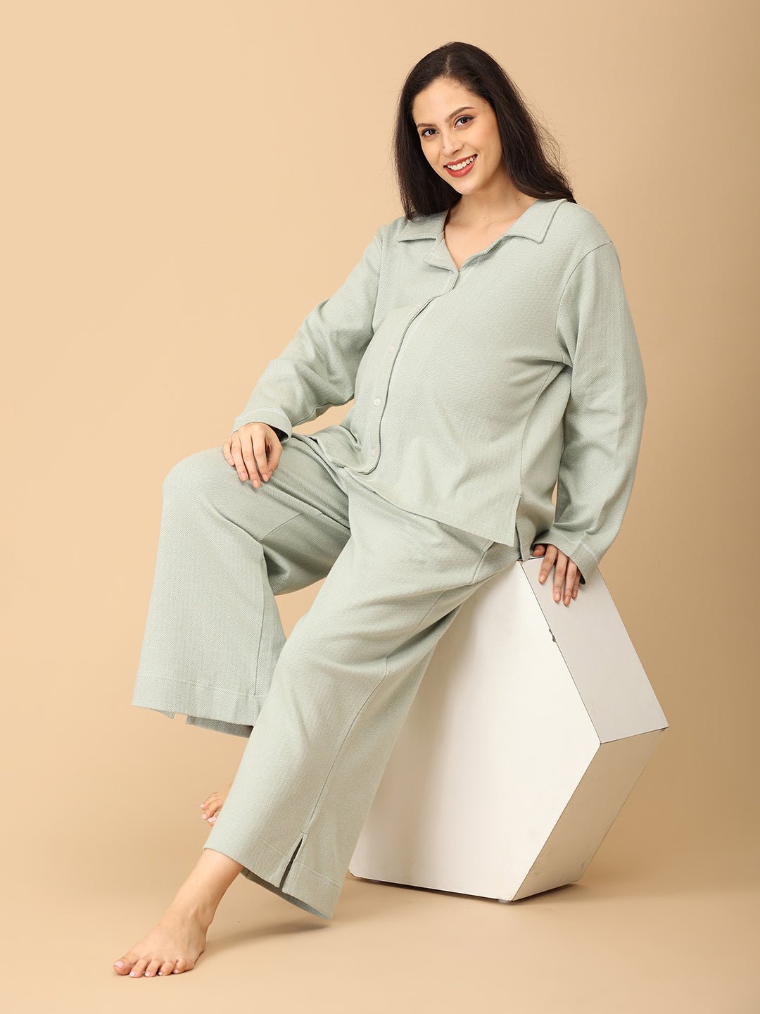 Mint Condition Maternity and Nursing Pajama Set - NW - SD - MNTCN - S