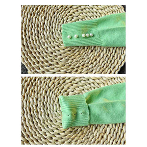 Mint Green V neck style 2 pcs, Skirt and Top Winterwear set for Girls. - 3 - 4 Years Kids Clothing