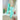Mint Green White Striped 3d Big Bow Socks for Kids . - 