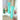 Mint Green White Striped 3d Big Bow Socks for Kids . - 