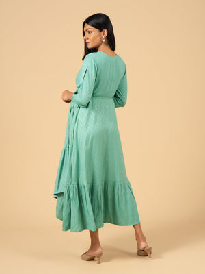 Mint Muse Maternity Wrap Dress - S Maternity Casual Dress