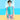 Mint Printed Design knee length Swimwear for Kids and Teens - 2 - 3 Years Swim