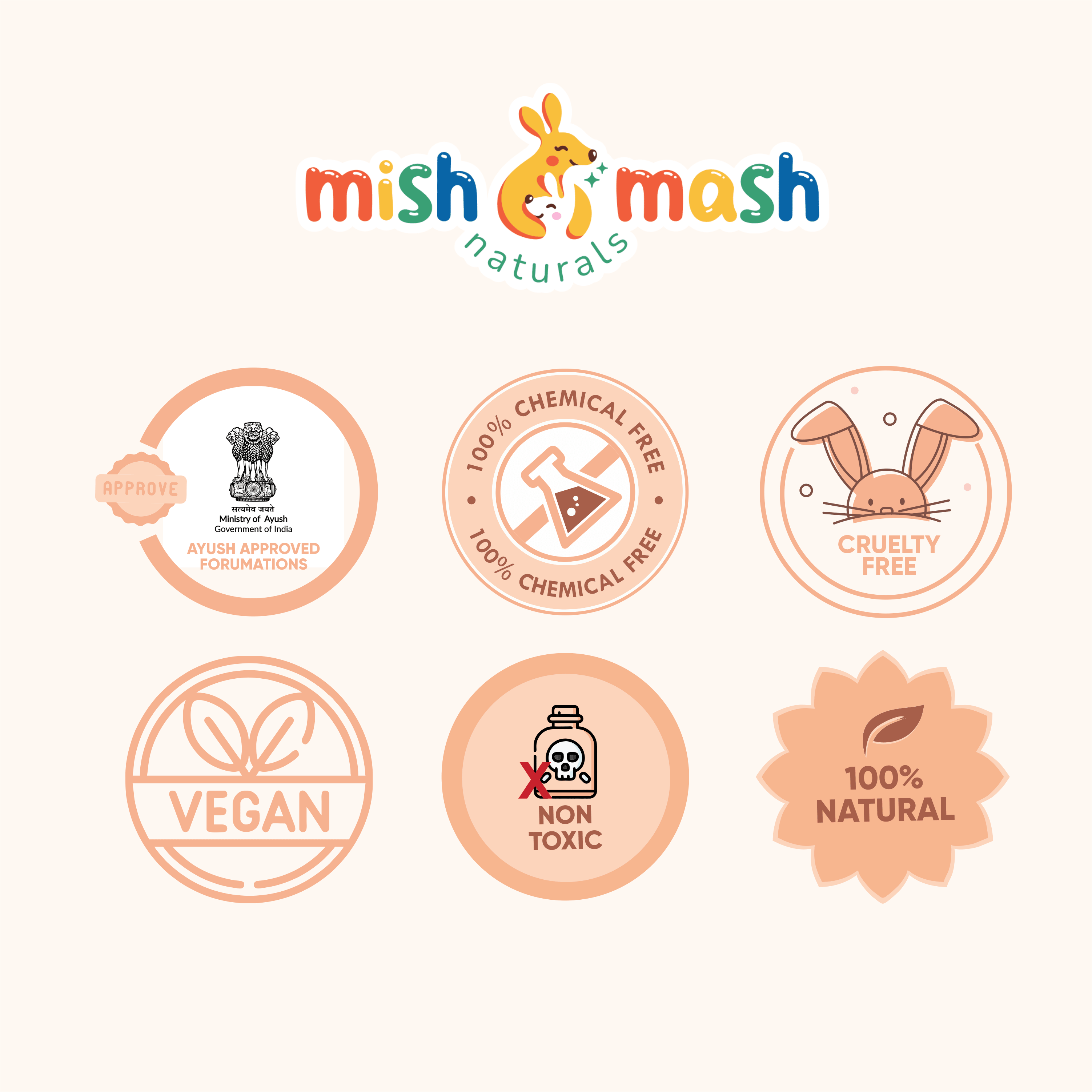 Mishmash Naturals Coral Red Lip Balm - Kids Make Up