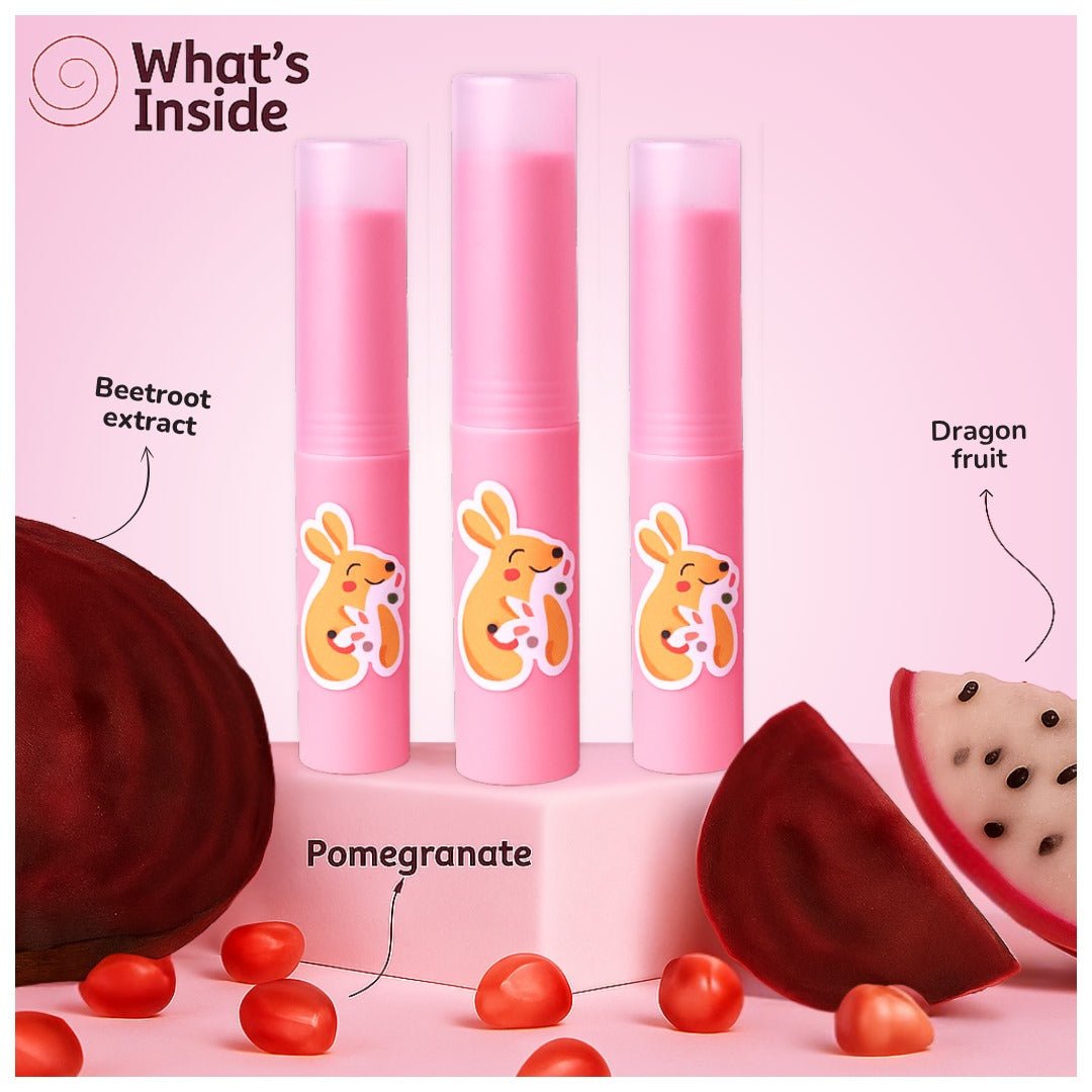 Mishmash Naturals Cute Lips Beetroot Lip Balm - MMN - CML - 005