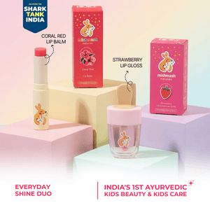 MishMash Naturals Everyday Shine Duo - Lip Balm & Lip Gloss - Kids Make Up