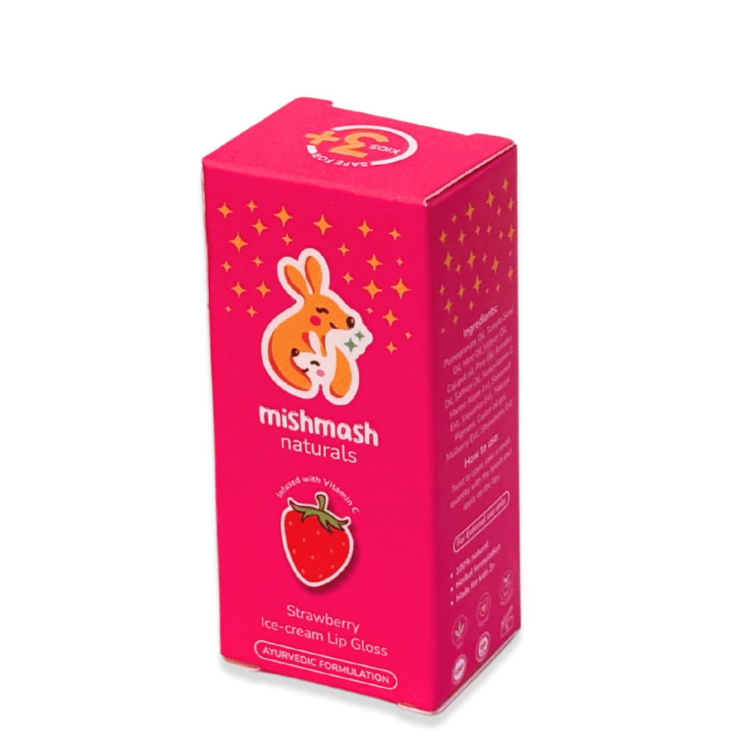 Mishmash naturals Luscious Lip Combo - Lip Balm & Lip Gloss - Kids Make Up