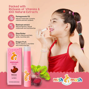 Mishmash Naturals Perfect Pout & Cheek Duo – Blush & Lip Balm - MMN - LB - BL