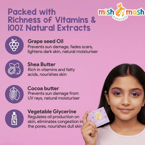 Mishmash Naturals Pretty Pink Natural Eye Shadow - Kids Make Up