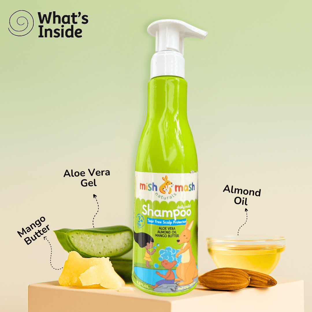 Mishmash Naturals Scalp Protection Mild Shampoo for Kids - Kids Shampoo