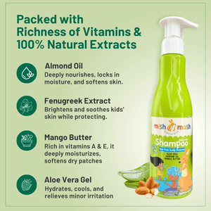 Mishmash Naturals Scalp Protection Mild Shampoo for Kids - Kids Shampoo