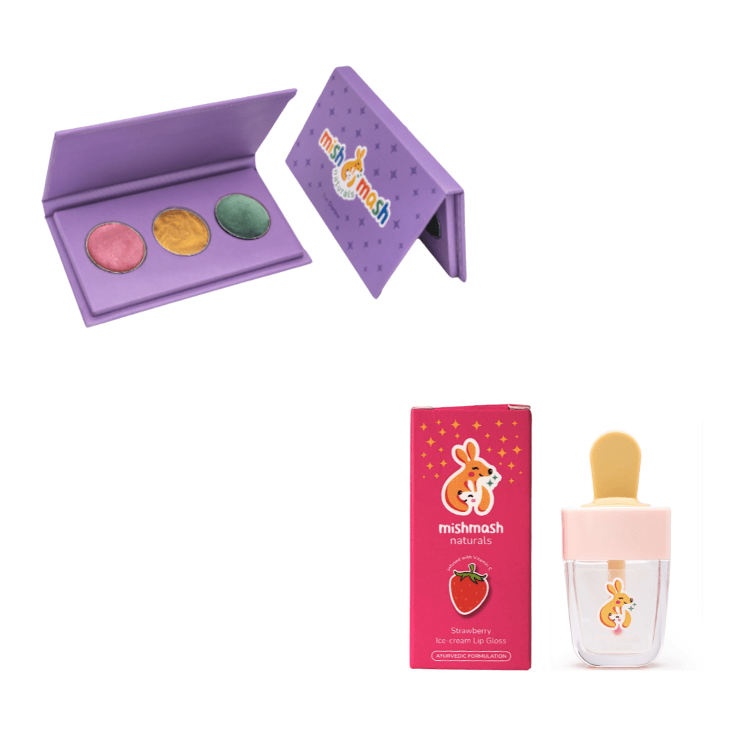 Mishmash Naturals Shimmer & Sparkle Duo – Eyeshadow and Lip Gloss - MMN - LG - ES