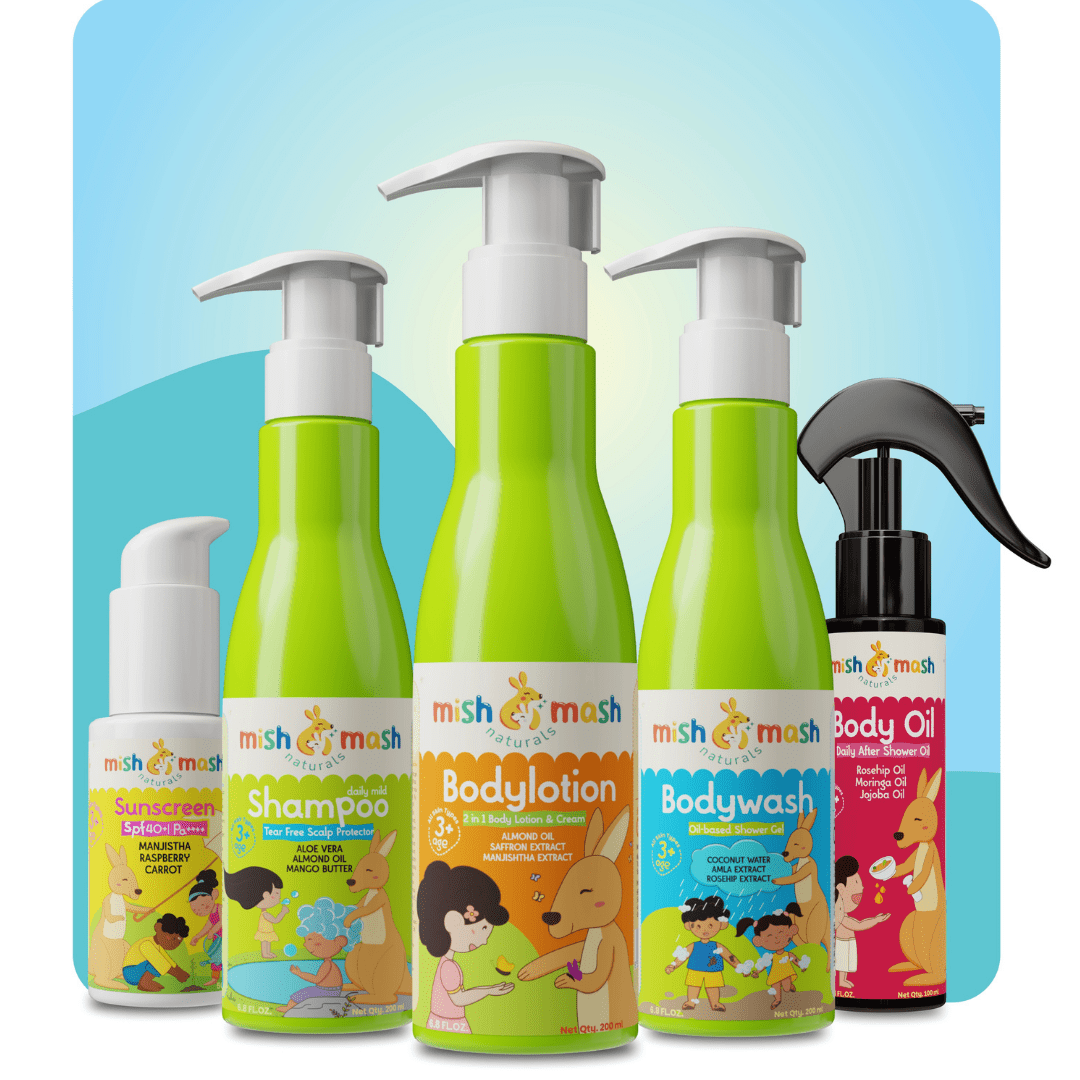 Mishmash Special Offer Applied: All - in - 1 Kid’s Deep Moisture Combo - Kids Hair and Skin Care