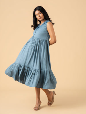 Mist & Mineral Maternity and Nursing Dress - S Maternity Casual Dress