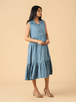 Mist & Mineral Maternity and Nursing Dress - S Maternity Casual Dress