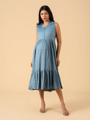 Mist & Mineral Maternity and Nursing Dress - S Maternity Casual Dress