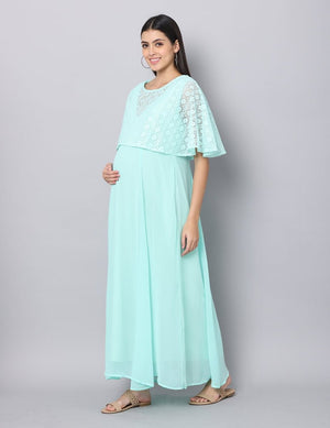 Misty Miss Jade Maternity Gown With Nursing - DRS-MSMJD-S