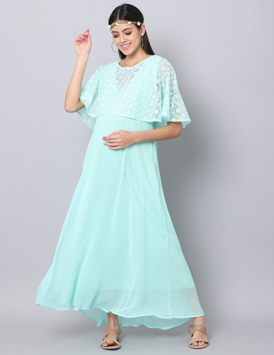 Misty Miss Jade Maternity Gown With Nursing - DRS-MSMJD-S