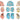 Mittens, Booties and Cap Set Combo of 3- Option G - MBC3-MP-HBMMU