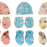 Mittens, Booties and Cap Set Combo of 3- Option G - MBC3-MP-HBMMU