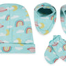 Mittens, Booties and Cap set - Twinkle - MBC-TWKL