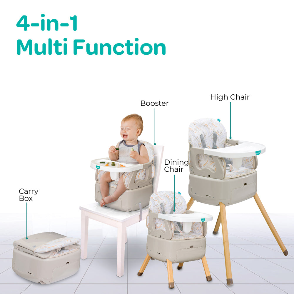 Moon High Chair  Beige 6 months to 3 years