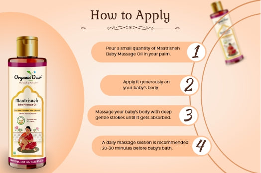 Organic Dew Maatrisneh Baby Massage Oil