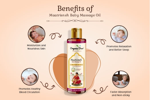Organic Dew Maatrisneh Baby Massage Oil