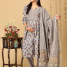 Mocha Mousse Maternity and Nursing Kurta Set With Dupatta - MEW - SK - MCHM - S